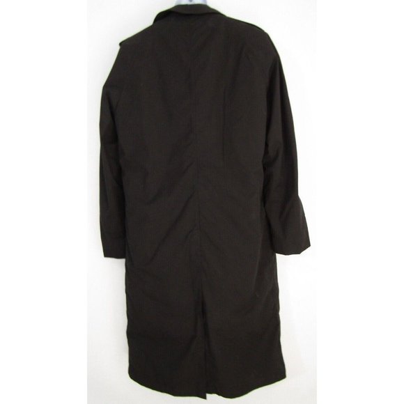 US Navy All Weather Black Trench Rain Coat With Liner Men's Size 38 XLong - Picture 6 of 9
